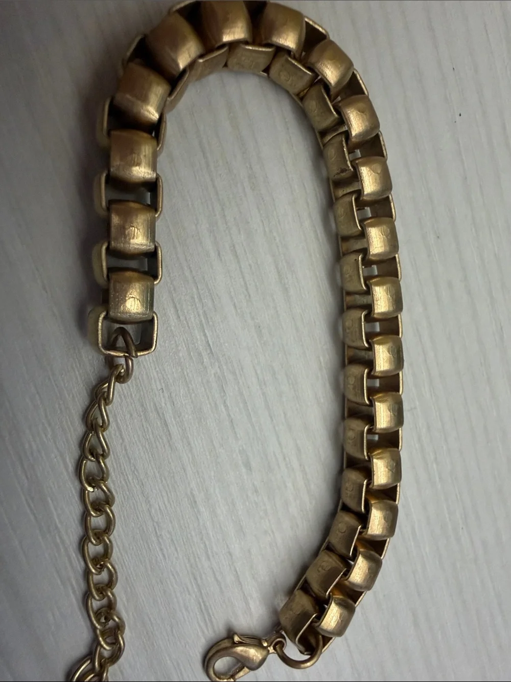 Women's Polished Gold Link Bracelet - Elegant Everyday Chain